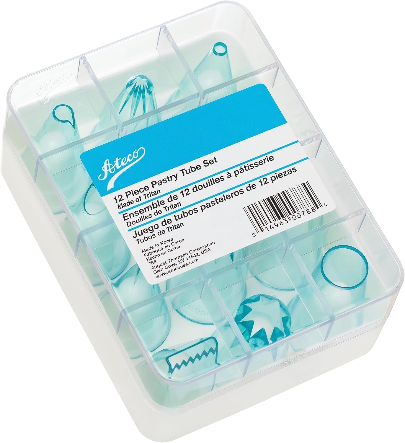 Ateco 12-Piece Plastic Decorating Tip Set