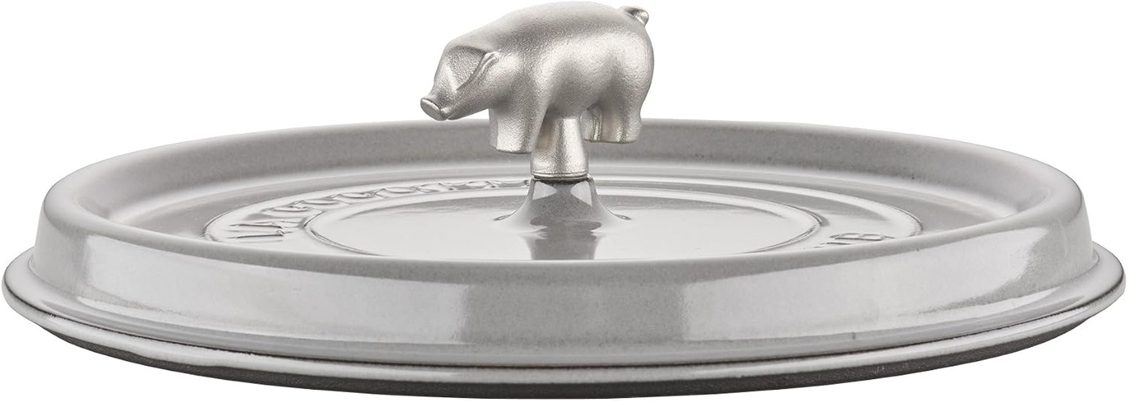 Staub 6-Quart Shallow Wide Round Cocotte - Graphite Grey