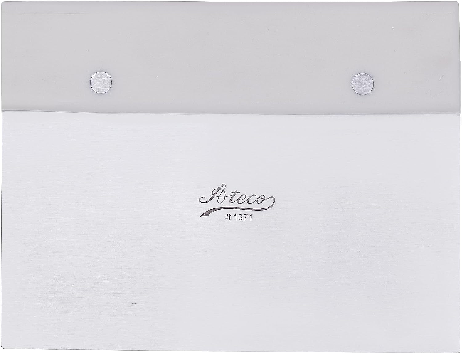 Ateco Stainless Handle Bench Scraper, 5.9-Inches by 3-Inches, Stainles