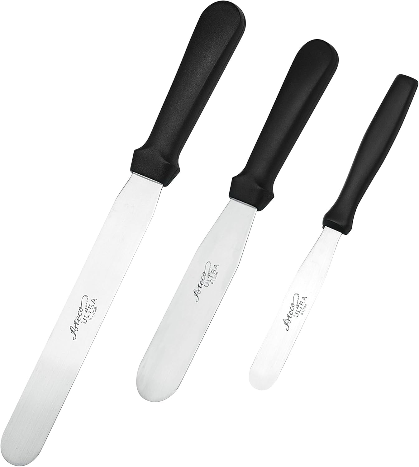 Ateco 6-Inch Icing Spatula Set