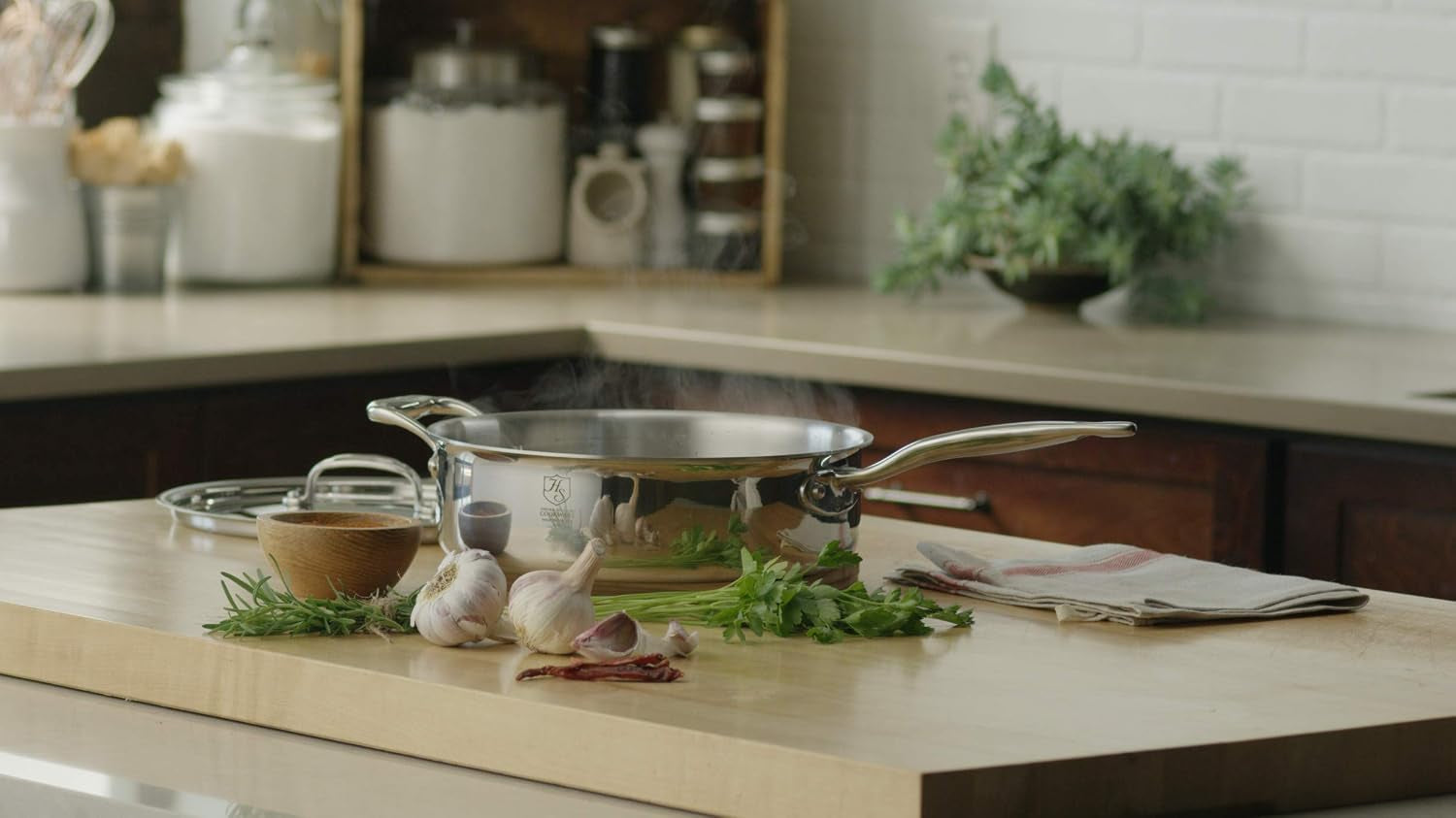 Heritage Steel 4-Quart Sauté Pan