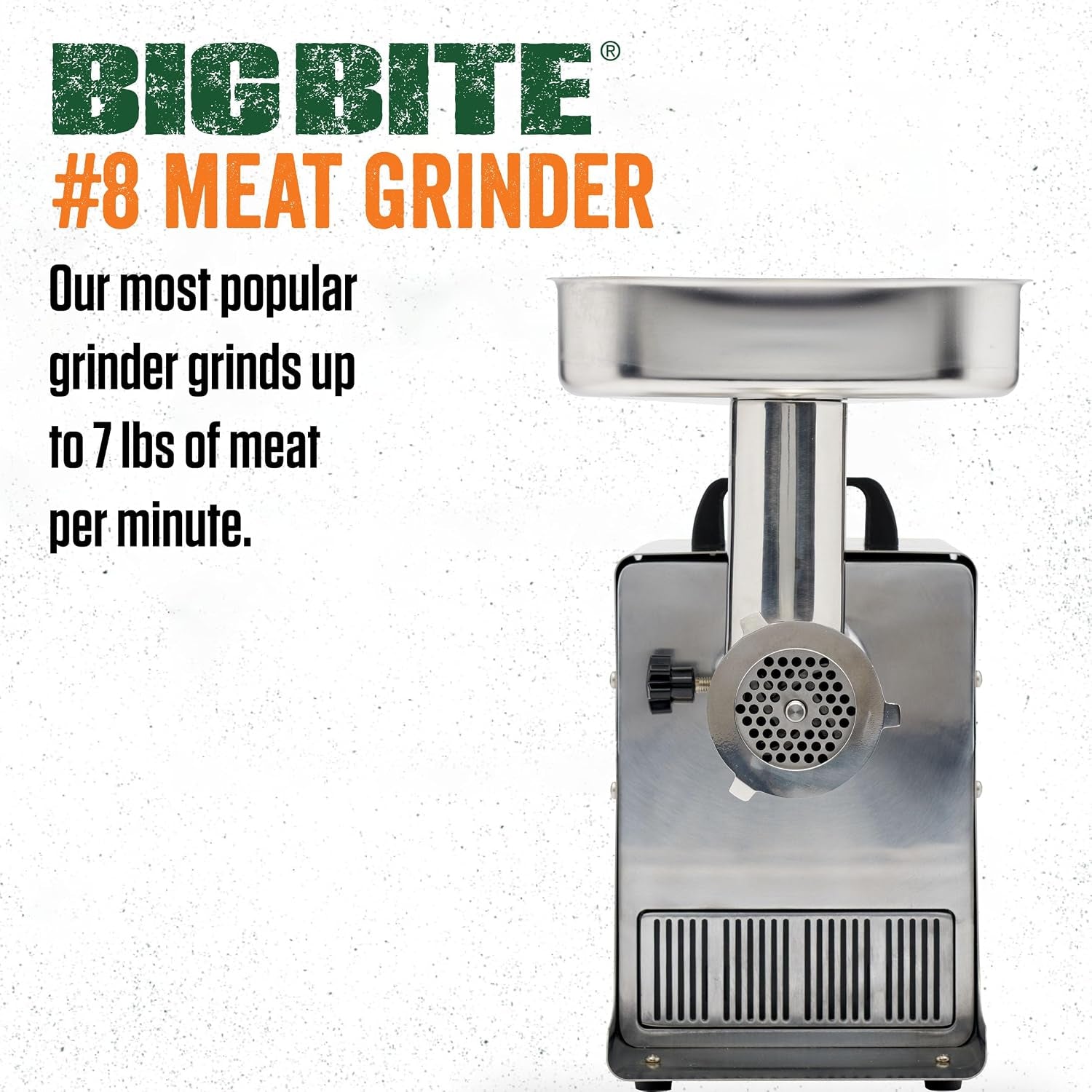 LEM Big Bite #8 Electric Meat Grinder
