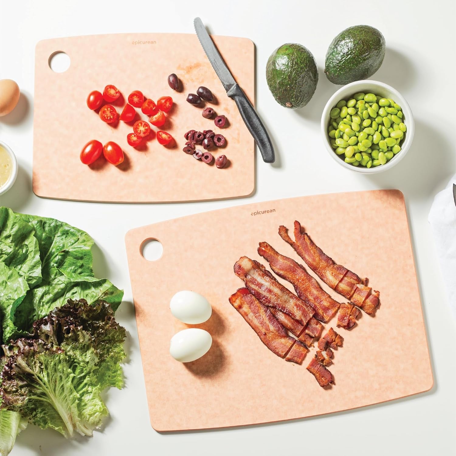 Natural Wooden Cutting Board 14.5 x 11.25 Inch