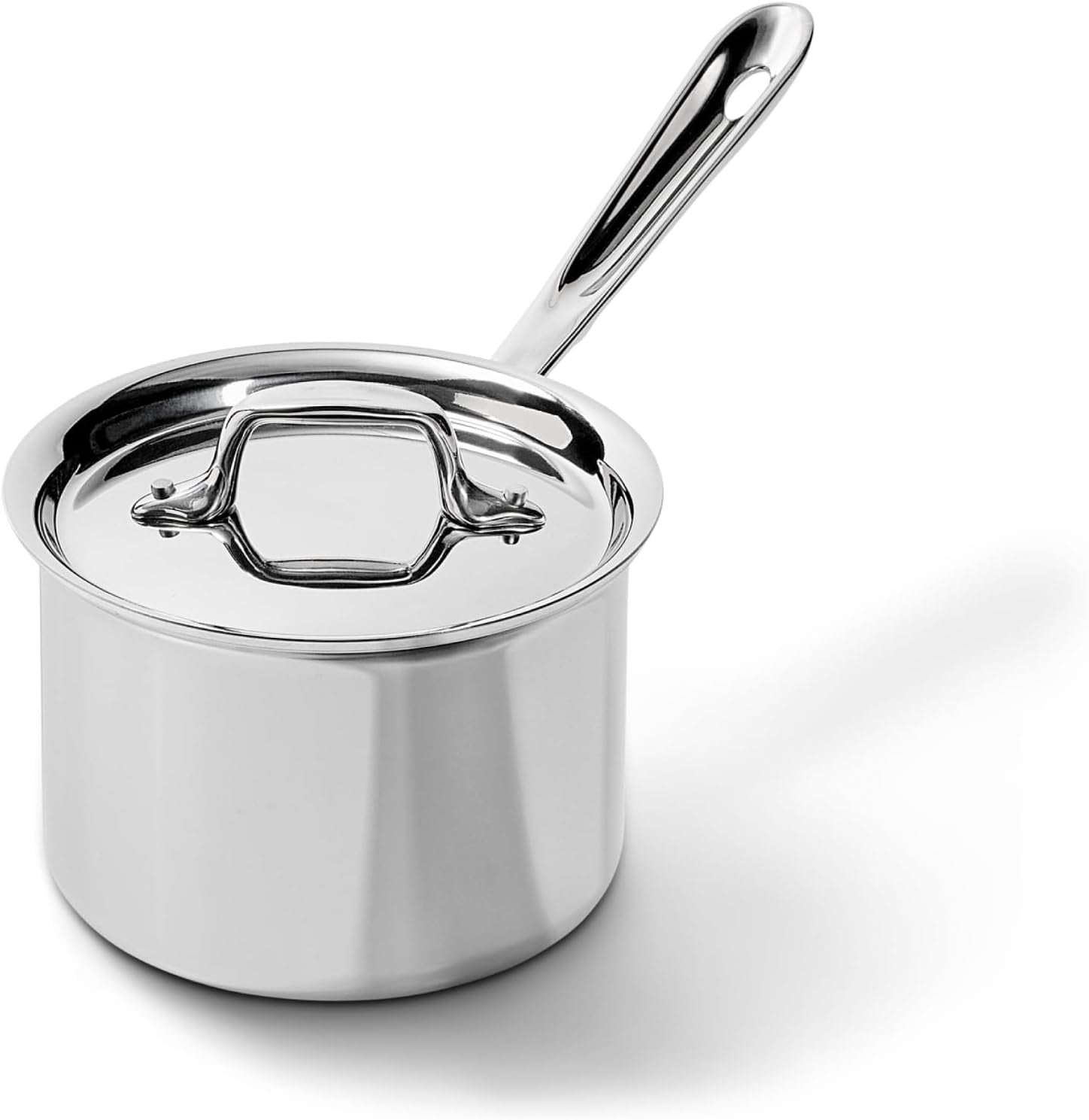 All-Clad D3® Stainless Steel 2 Quart Sauce Pan with Lid