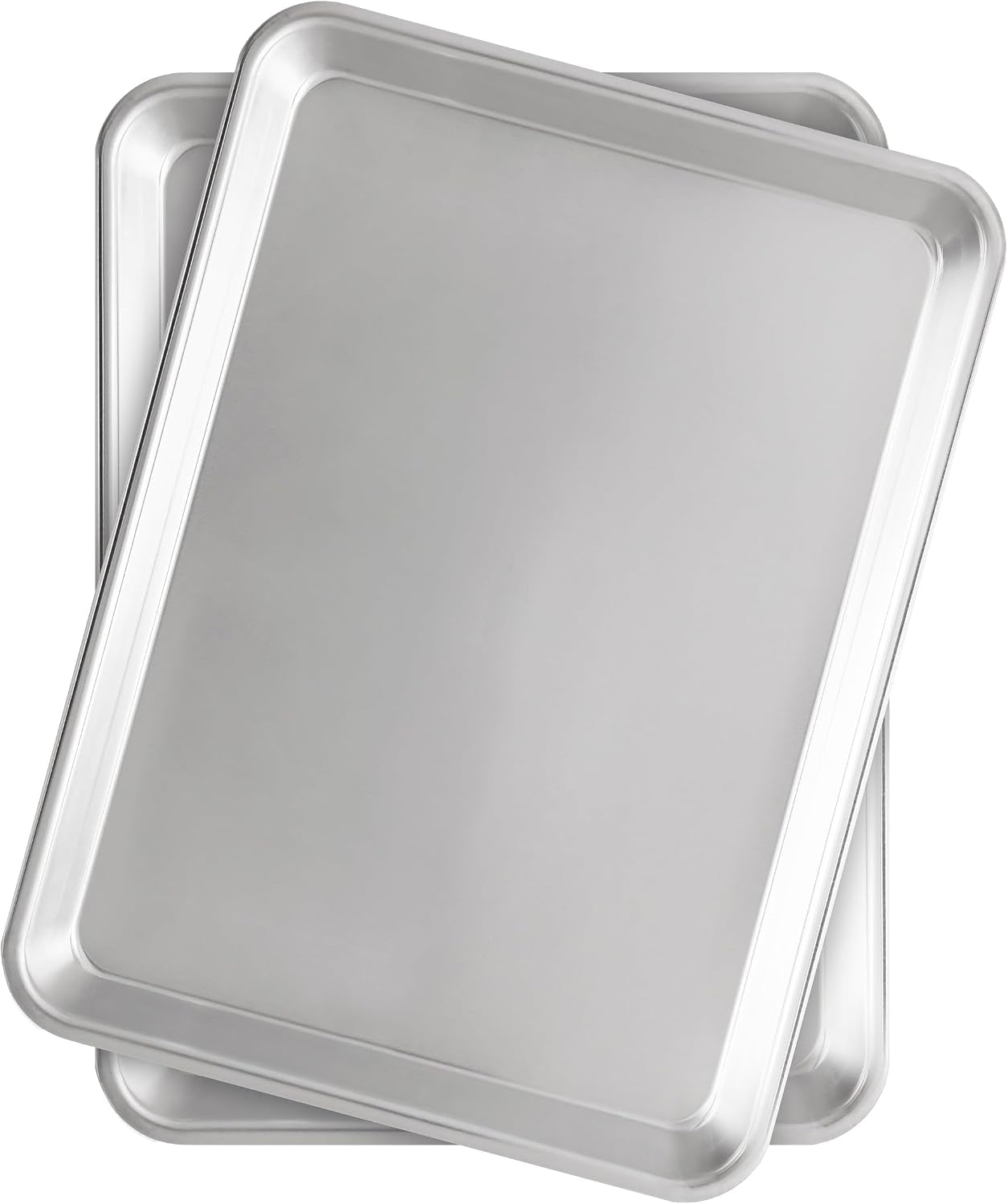 Fat Daddio's Natural Aluminum Half Sheet Pan, 2-Pack