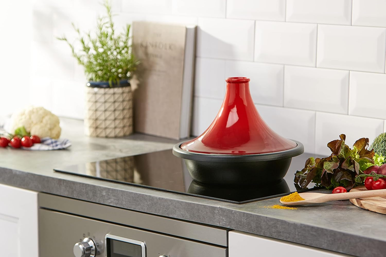Le Creuset 2 1/2 Qt. Moroccan Tagine - Cherry
