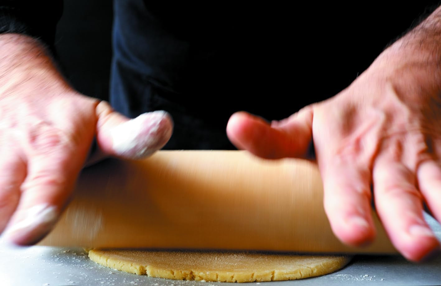 Matfer Bourgeat Beechwood Rolling Pin, 19.63"L x 1.88"W