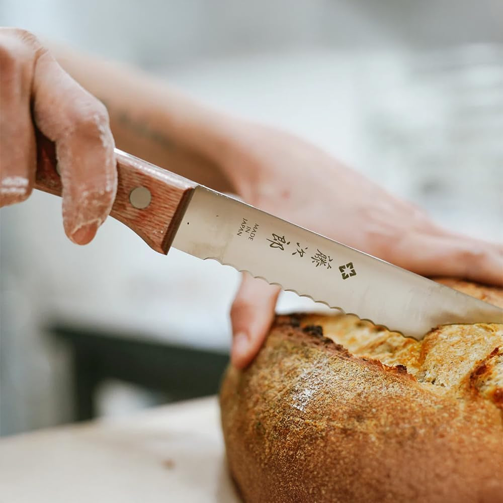 Tojiro Bread Slicer 9.4-Inch Serrated Knife