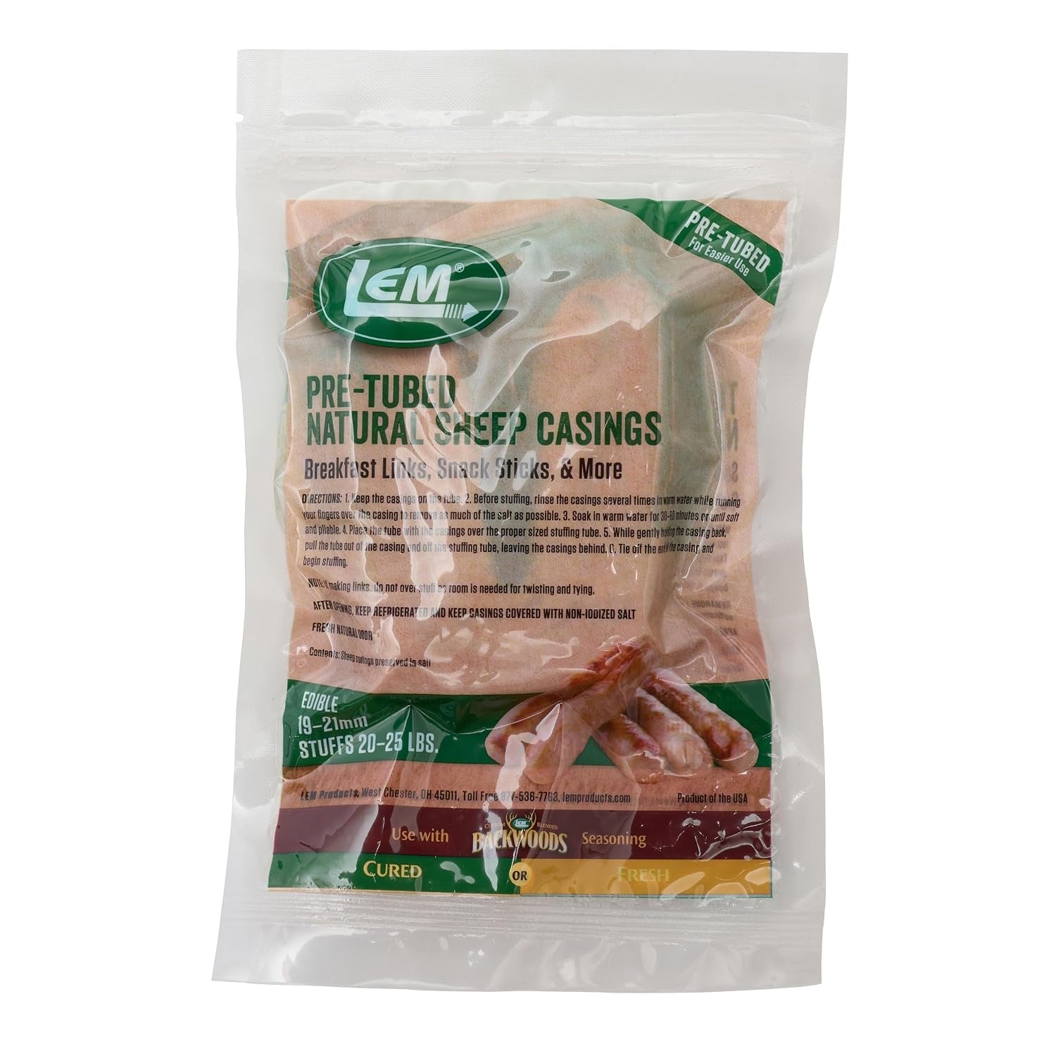 LEM Natural Sheep Casings