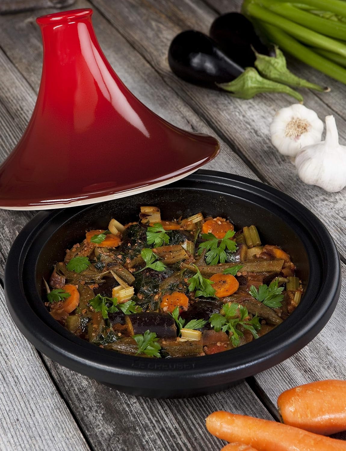 Le Creuset 2 1/2 Qt. Moroccan Tagine - Cherry