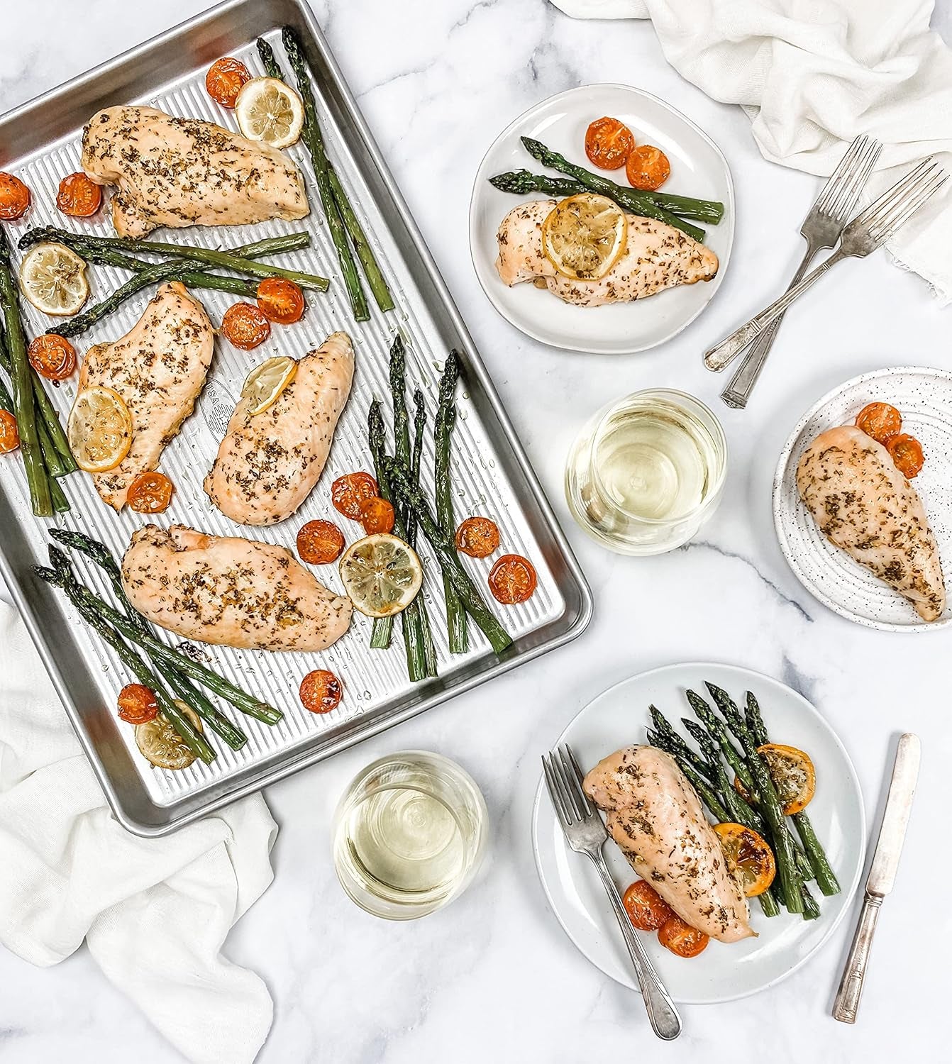 USA Pan Half Sheet Pan Set of 2