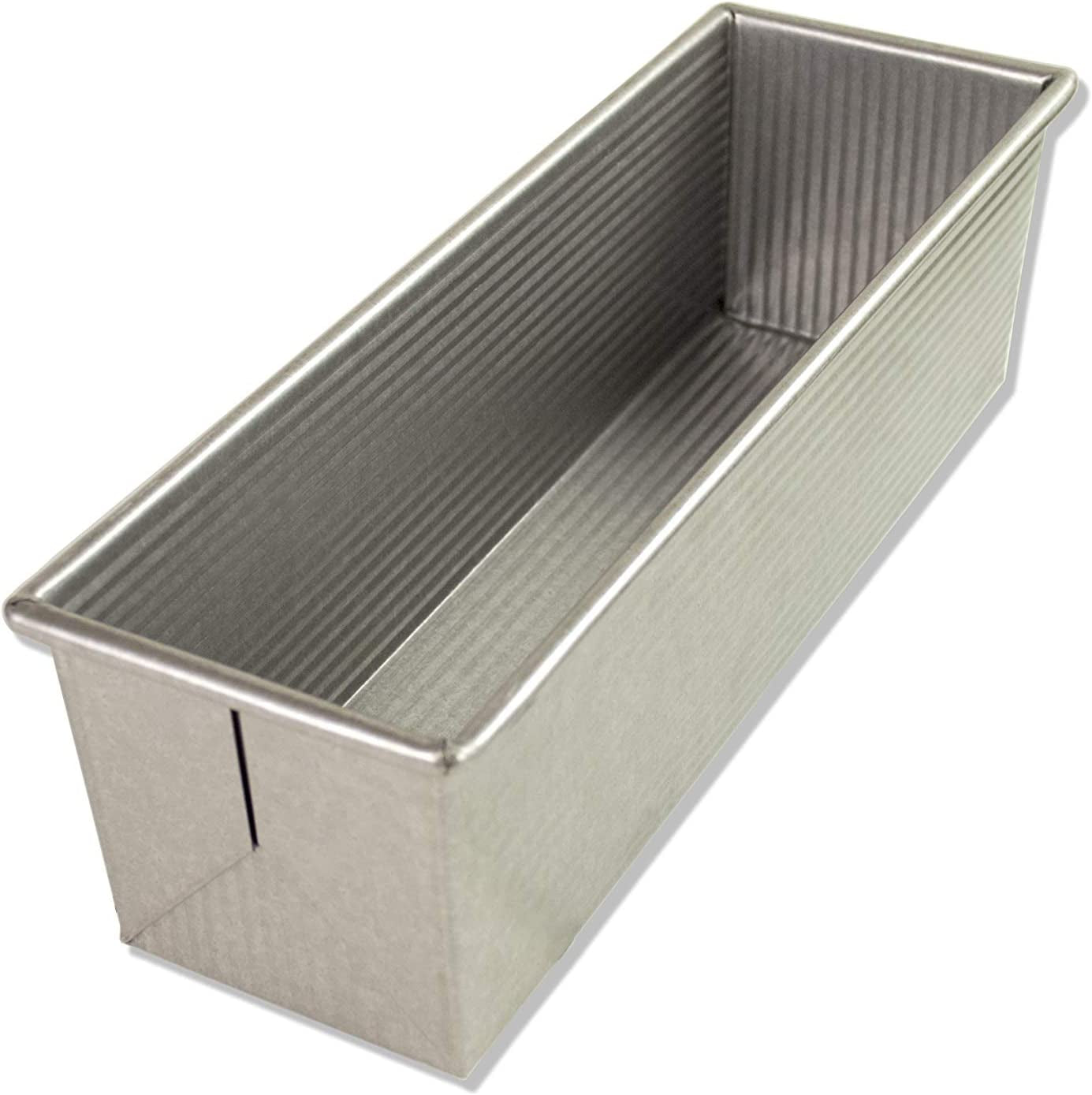 USA Pan Bakeware Pullman Loaf Pan With Cover, 9 x 4 inch, Nonstick & Q