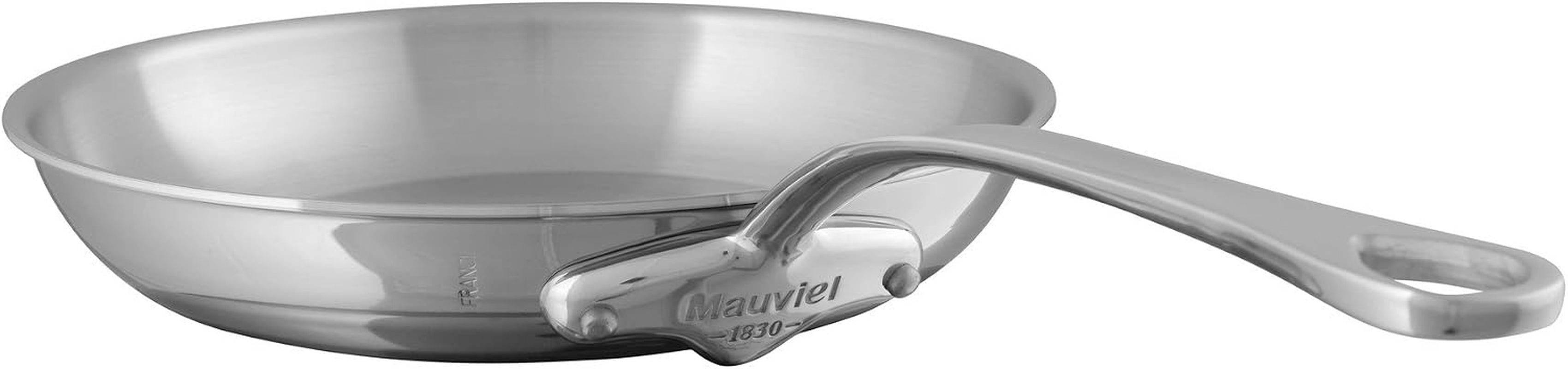 Mauviel M'Cook 5 Ply Polished Stainless Steel Frying Pan 11"