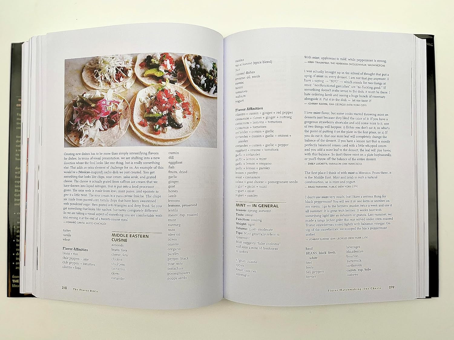The Flavor Bible: The Essential Guide to Culinary Creativity, Based on