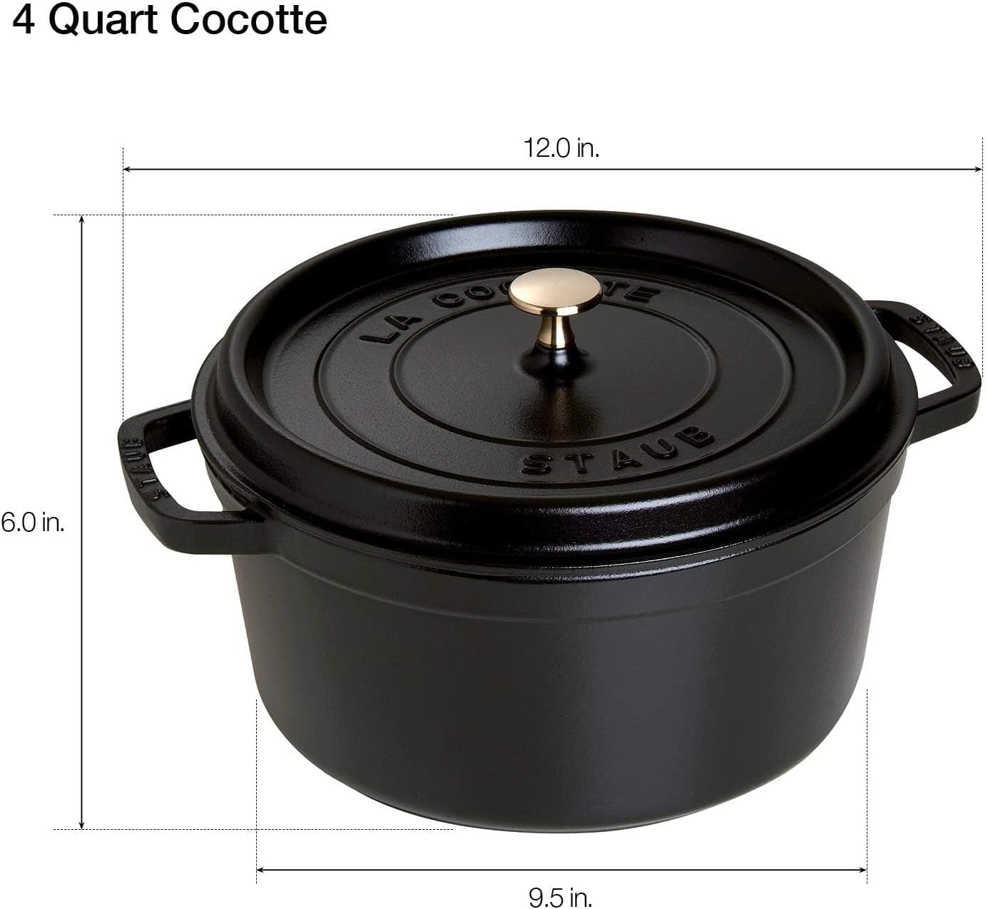 Staub 4-Quart Round Cocotte