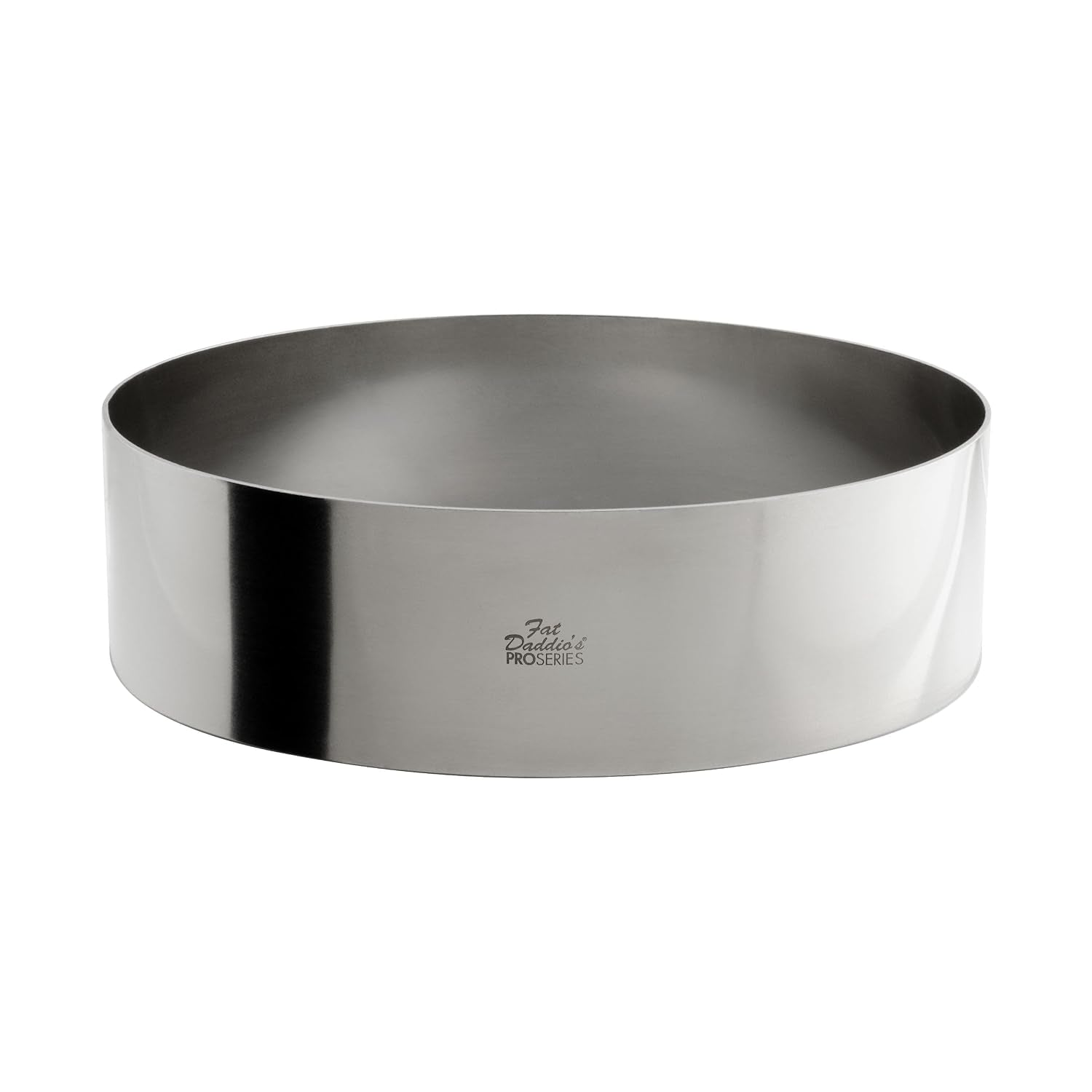 Fat Daddio's Stainless Steel Round Cake & Pastry Ring, 10 x 3 Inch, Si