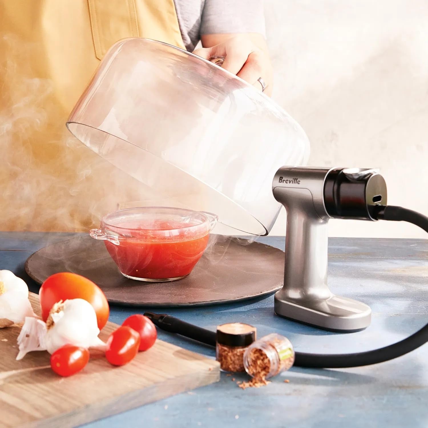 Breville PolyScience Smoking Gun Handheld Wood Smoker Starter Set