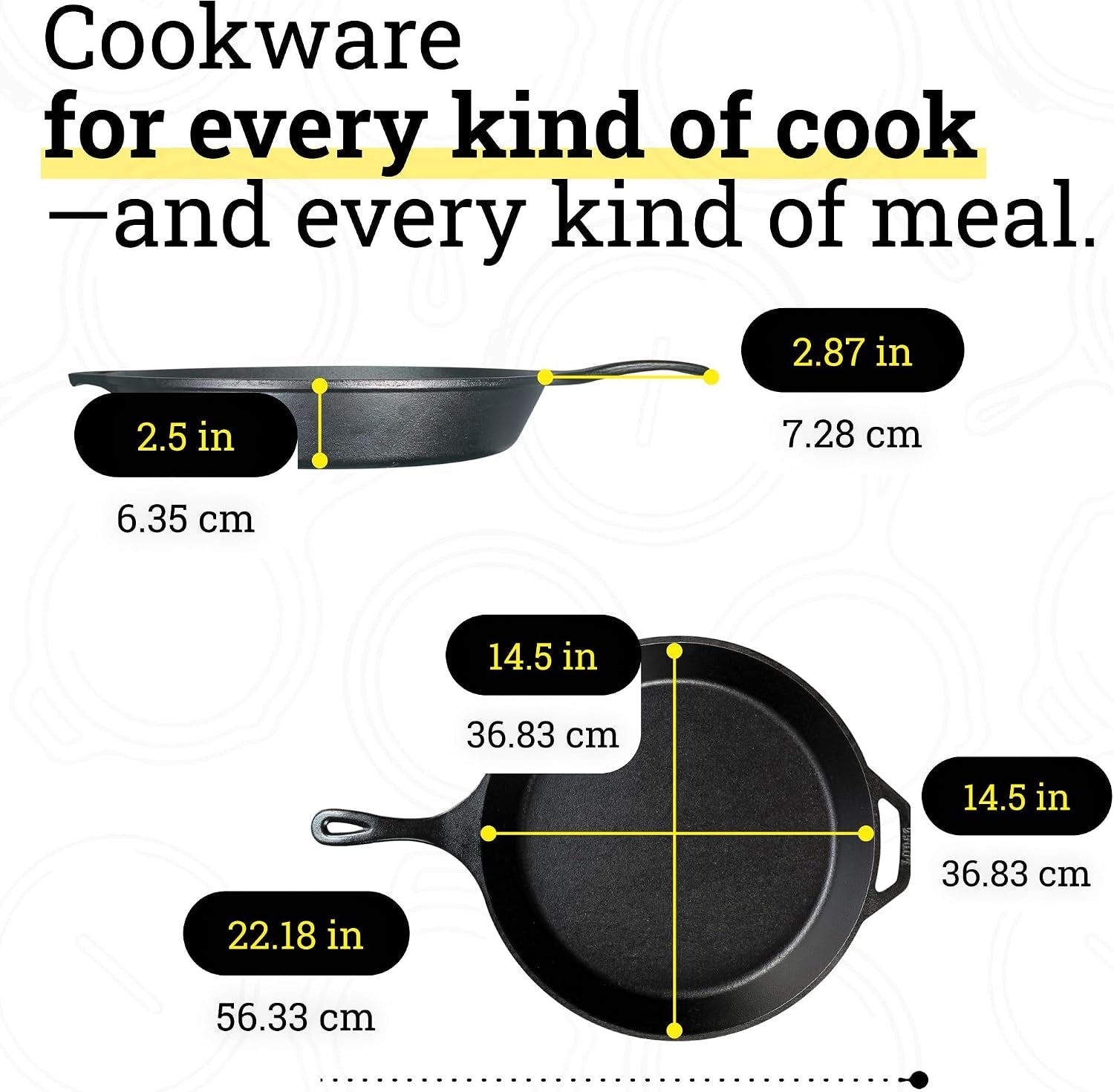 Lodge 15-Inch Cast Iron Skillet