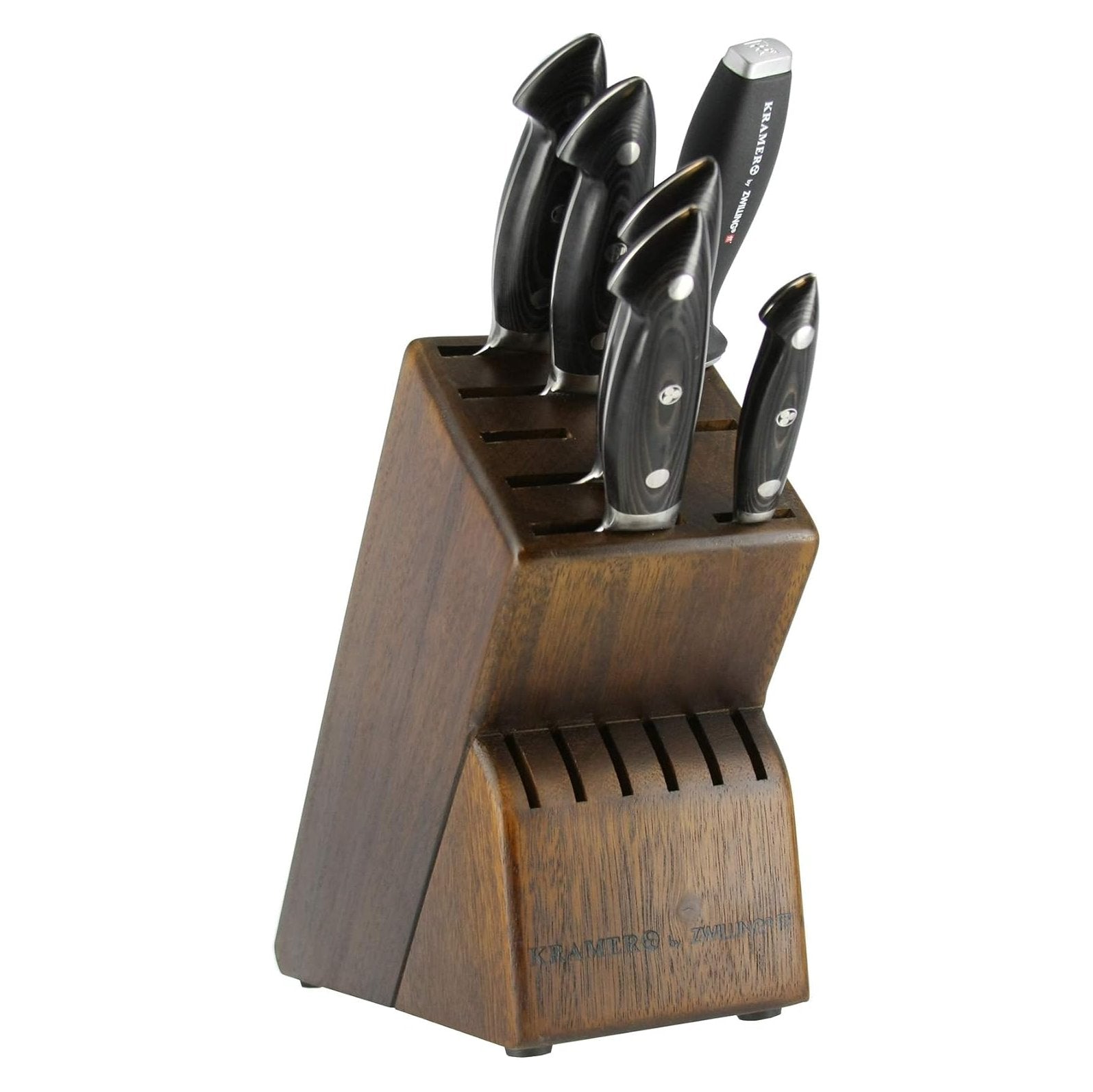 Damascus 7 Piece Knife Block Set