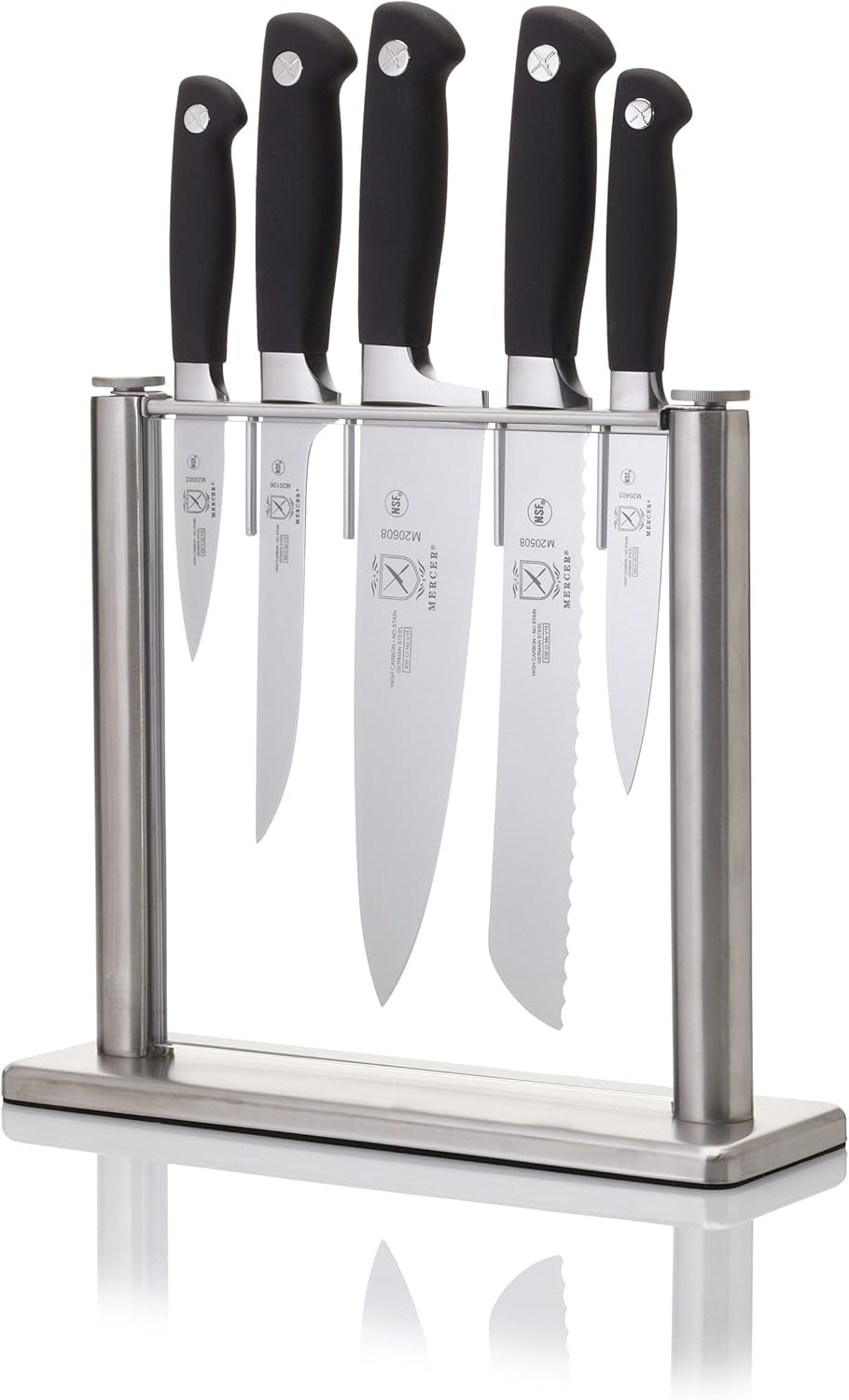 Mercer Culinary Genesis 6-Piece Knife Block Set