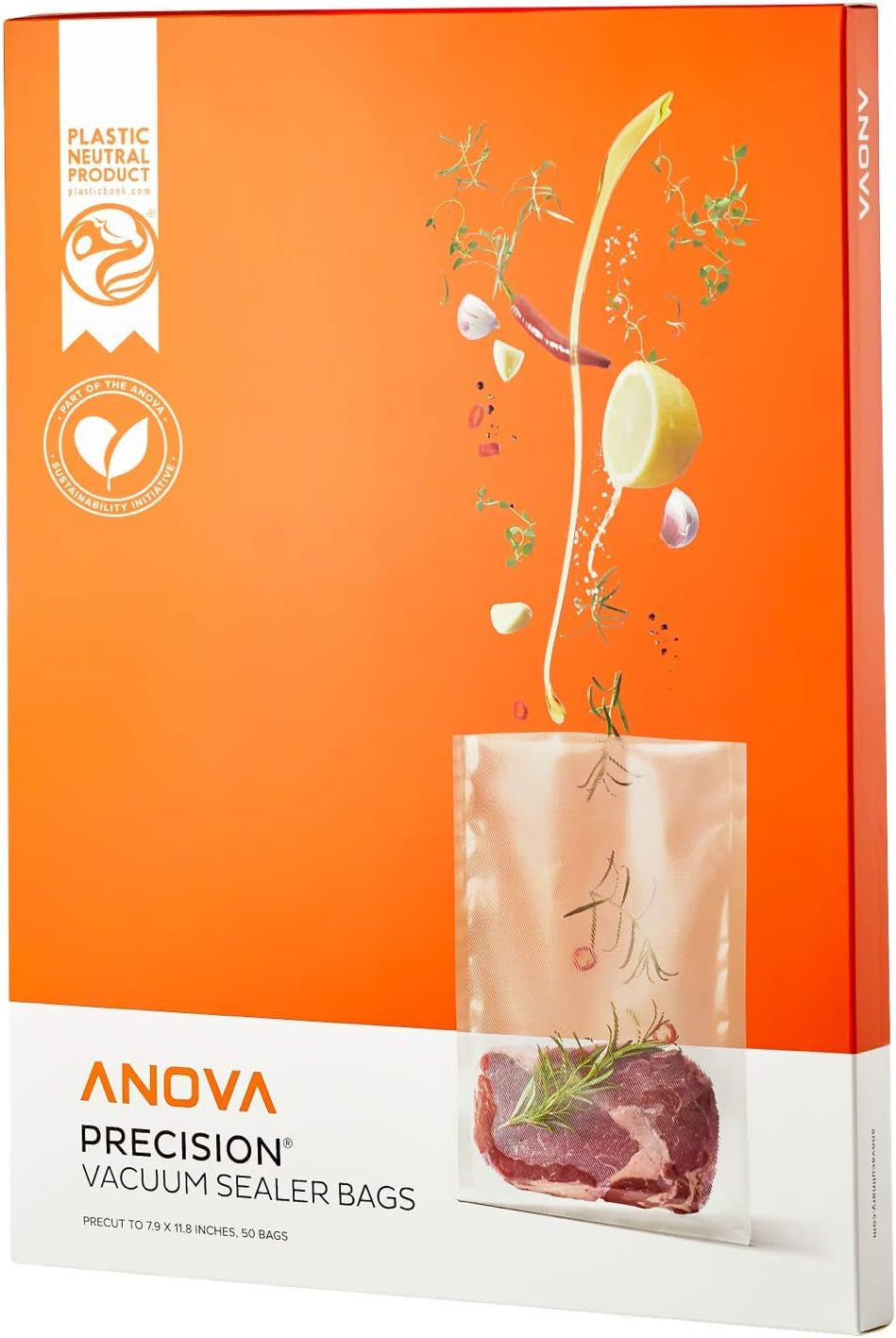 Anova Culinary Precision Vacuum Sealer Bags (Pre-cut), Clear