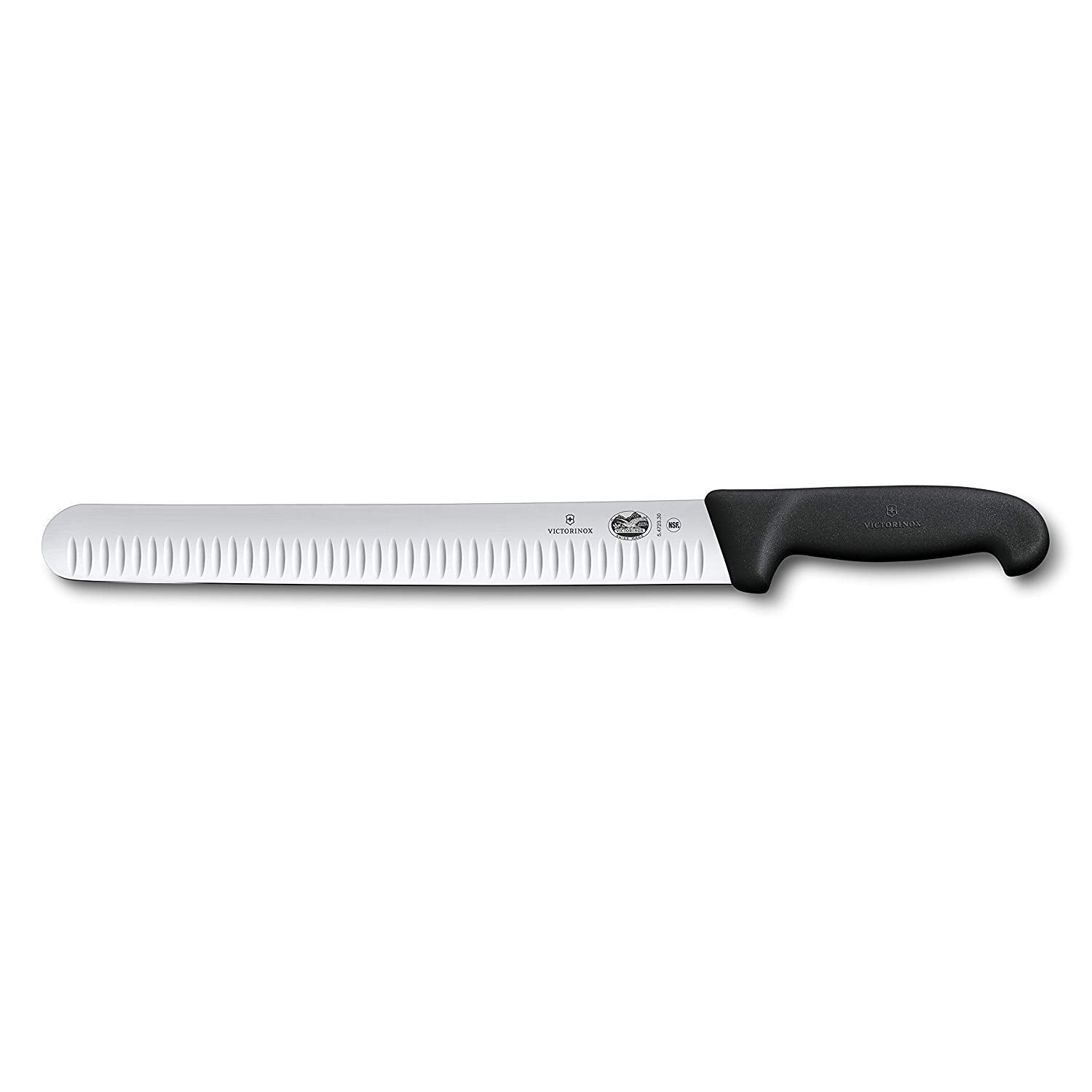 Victorinox 12 Inch Slicing Knife with Granton Blade and Fibrox Pro Handle
