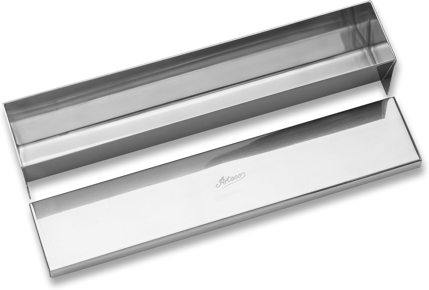 Ateco Stainless Steel Terrine Mold with Cover 11.75 x 2.25 Inches