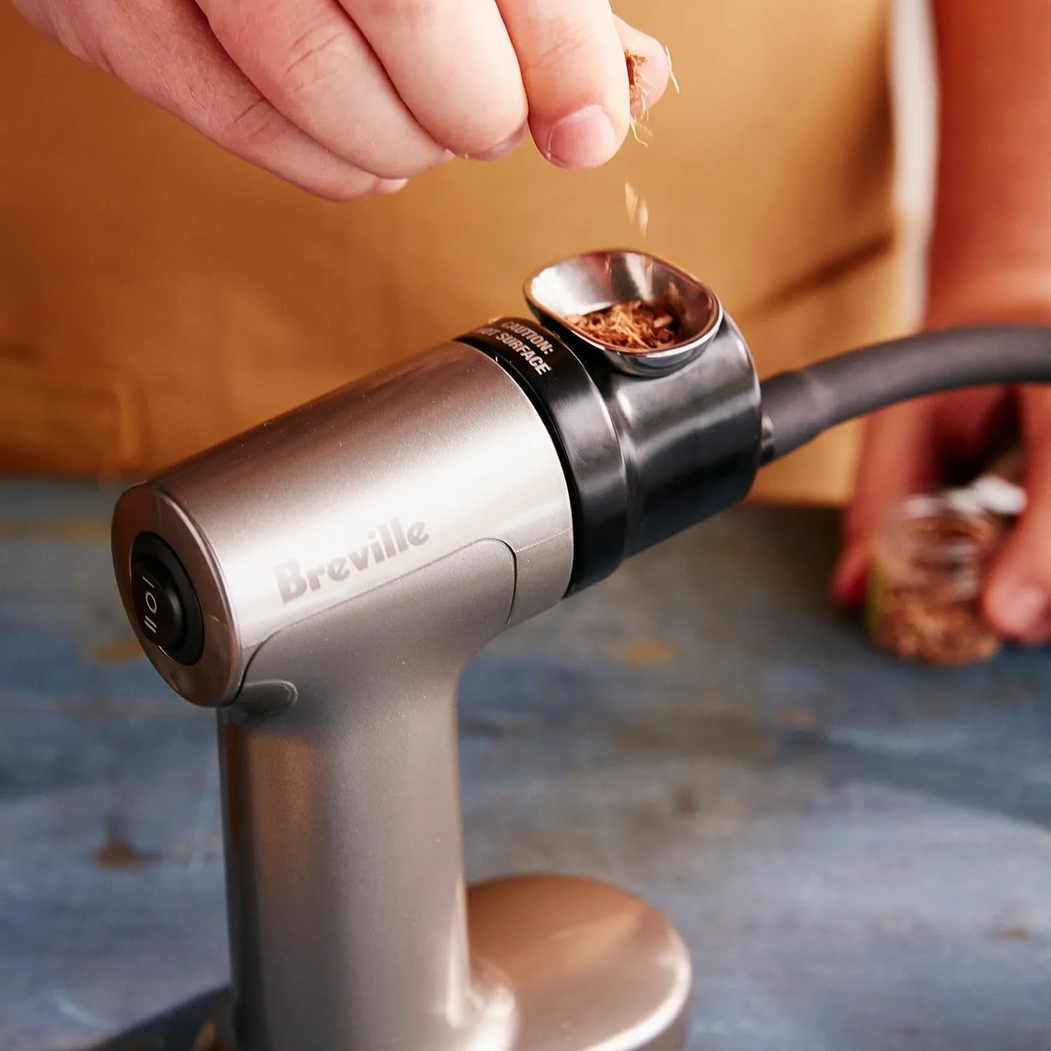 Breville PolyScience Smoking Gun Handheld Wood Smoker Starter Set