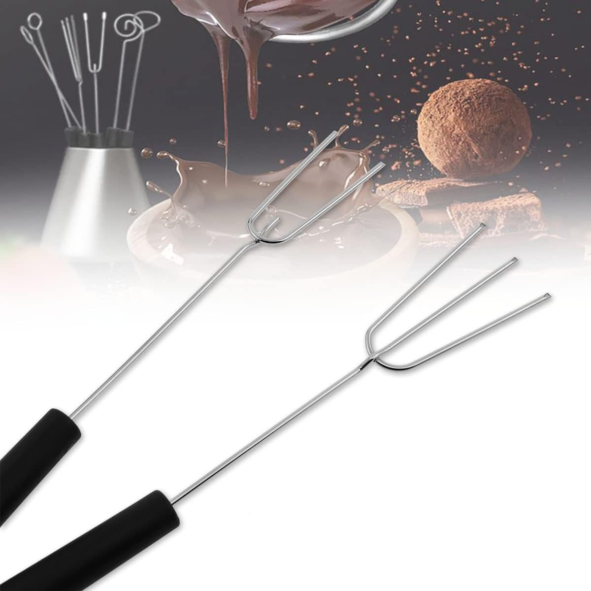 AYLIFU 6-piece Packs Stainless Steel Candy Dipping Tool Chocolate Dipp