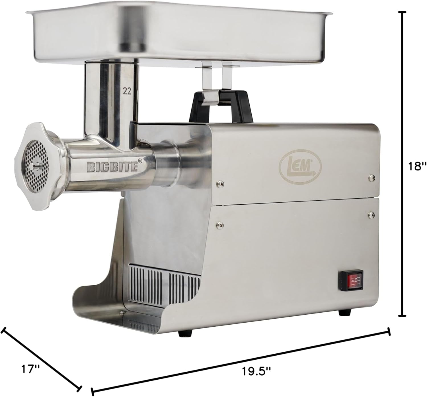 LEM #22 Big Bite Meat Grinder
