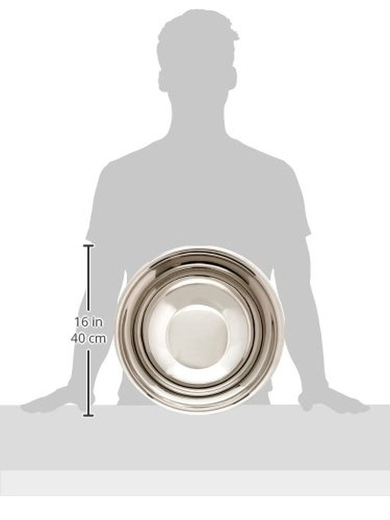Vollrath 47938 8-Quart Economy Mixing Bowl, Stainless Steel, Silver