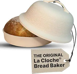 Sassafras Superstone Stoneware La Cloche Bread Baker