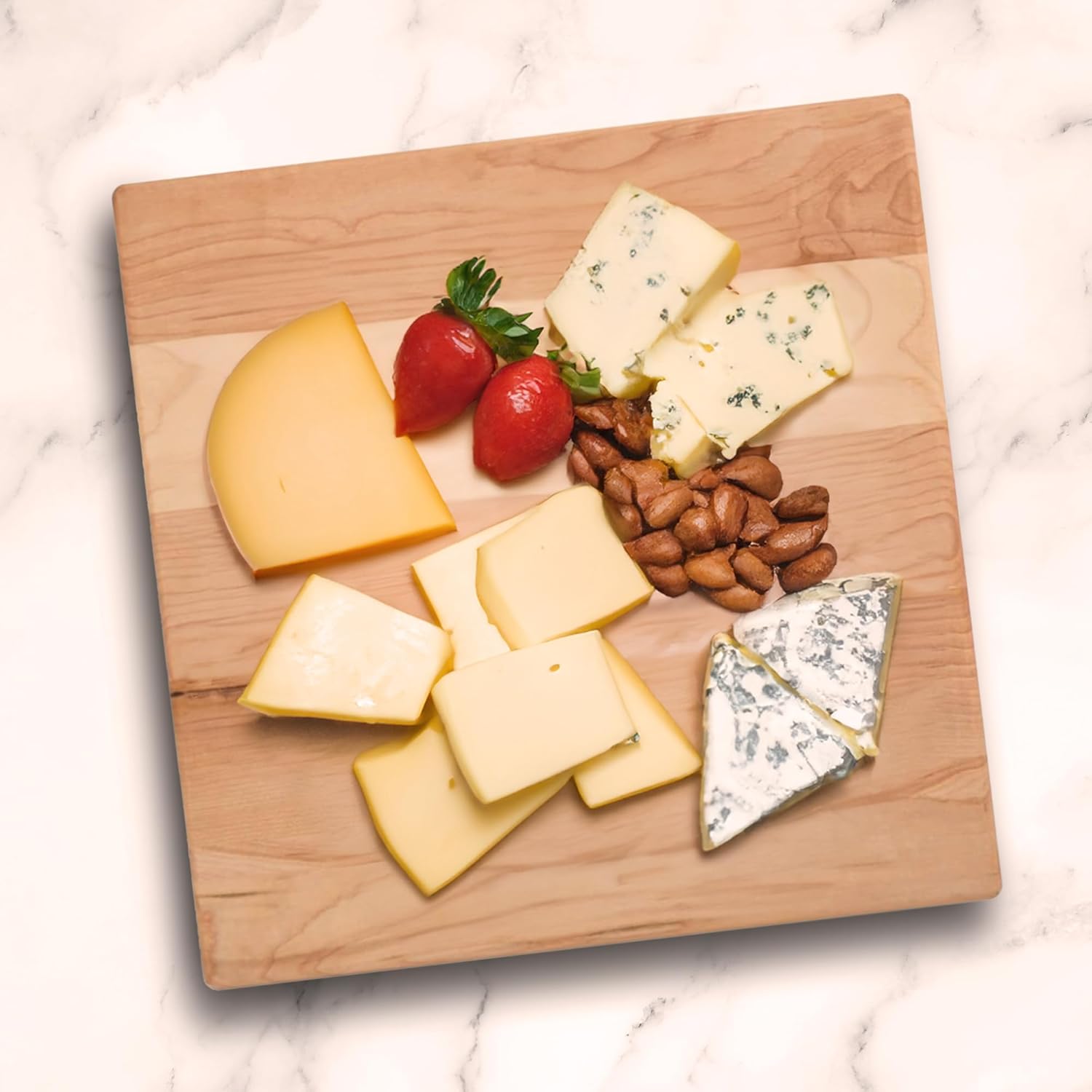 Square Maple Butcher Block Cutting Board