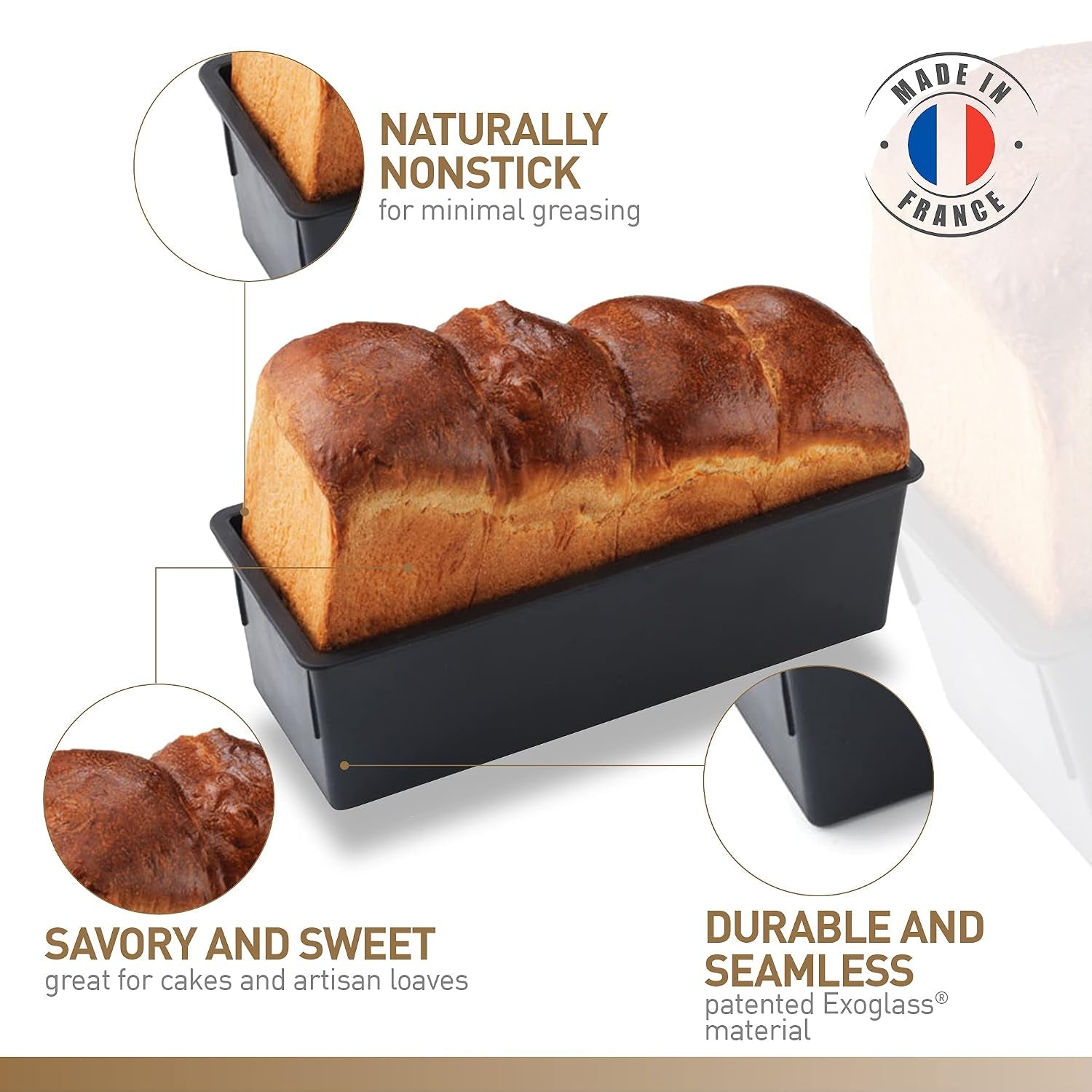 Matfer Bourgeat Exoglass® Bread Mold, 7 1/4"