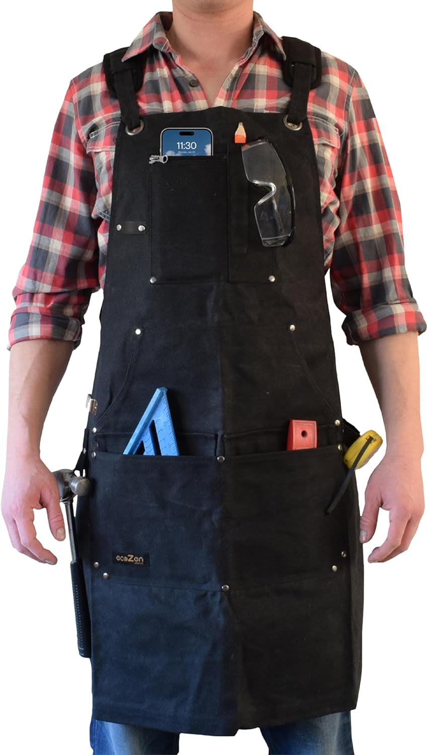 Waxed Canvas Work Apron