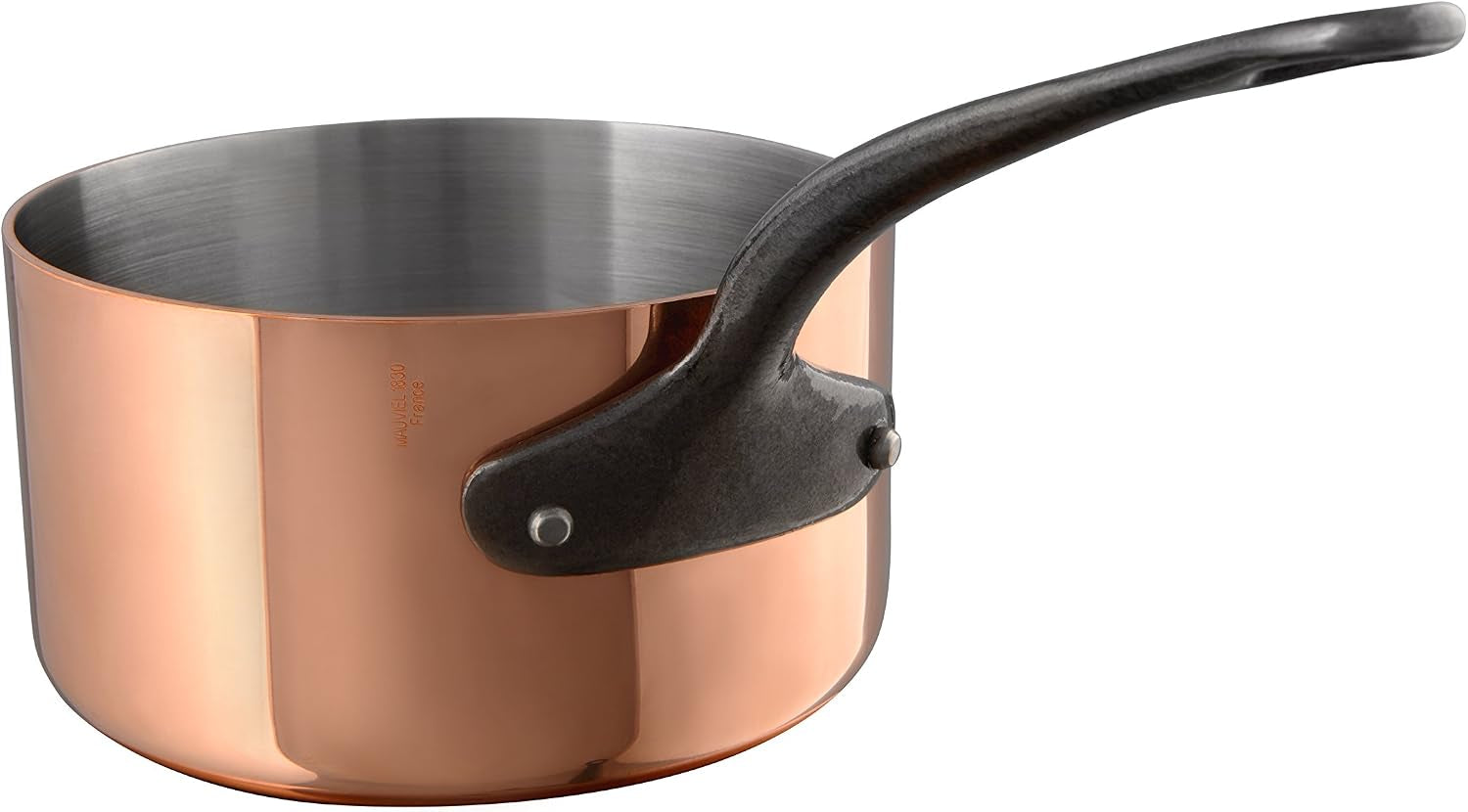 Mauviel M'Heritage M150CI 1.5mm Polished Copper & Stainless Steel Sauc
