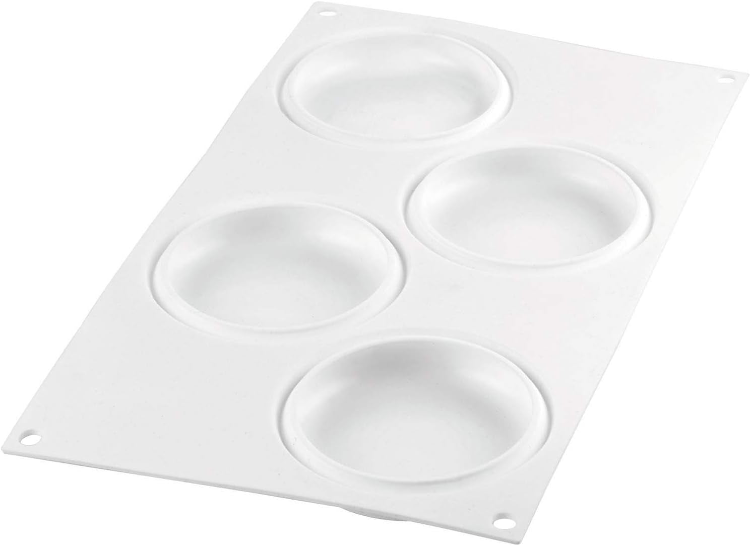 Silikomart "Kit Tarte Ring 80" Silicone Mold with 6 Cavities 2.63 Inch