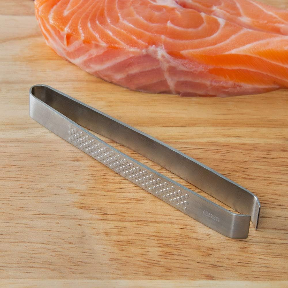 Mercer Culinary Standard Fish Bone Tweezer, 4-5/8 x 1/2 Inches , Stain