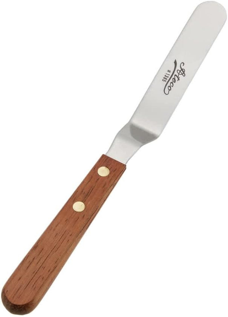 Ateco 1385 Offset Spatula with 4.5 Inch Stainless Steel Blade