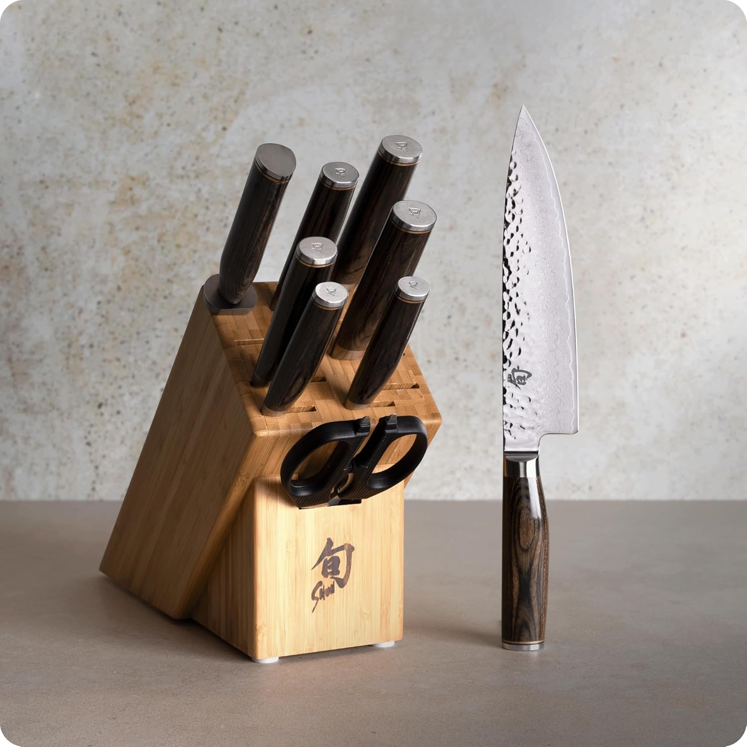 10 Piece Damascus Kitchen Knife Set