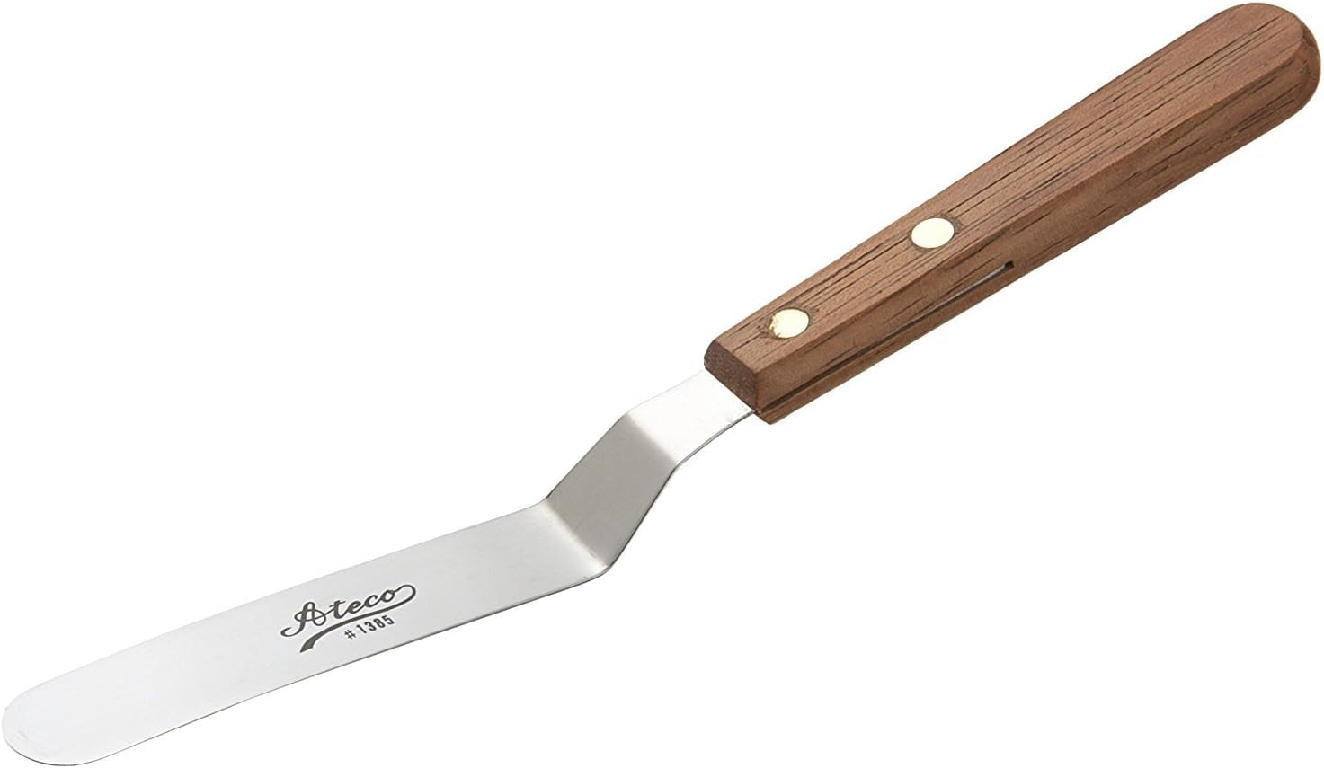 Ateco 1385 Offset Spatula with 4.5 Inch Stainless Steel Blade