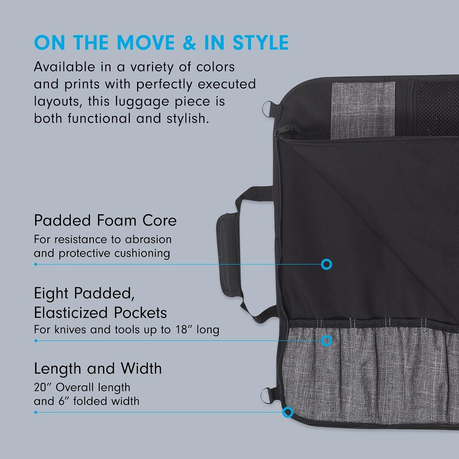 Messermeister 8-Pocket Knife Roll