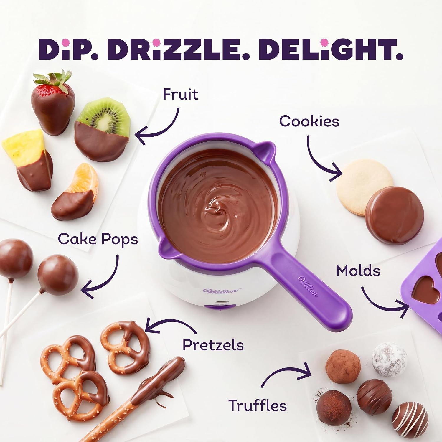 Wilton Candy Melts Candy Melting Pot - Melt Station for Chocolate & Fo