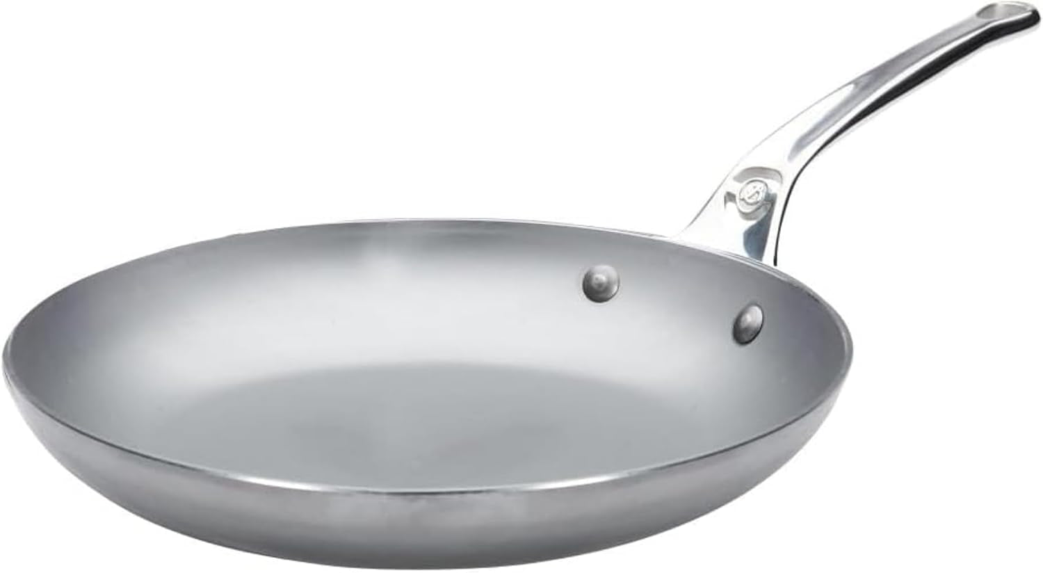 de Buyer MINERAL B Pro Carbon Steel Omelette Pan 9.5"