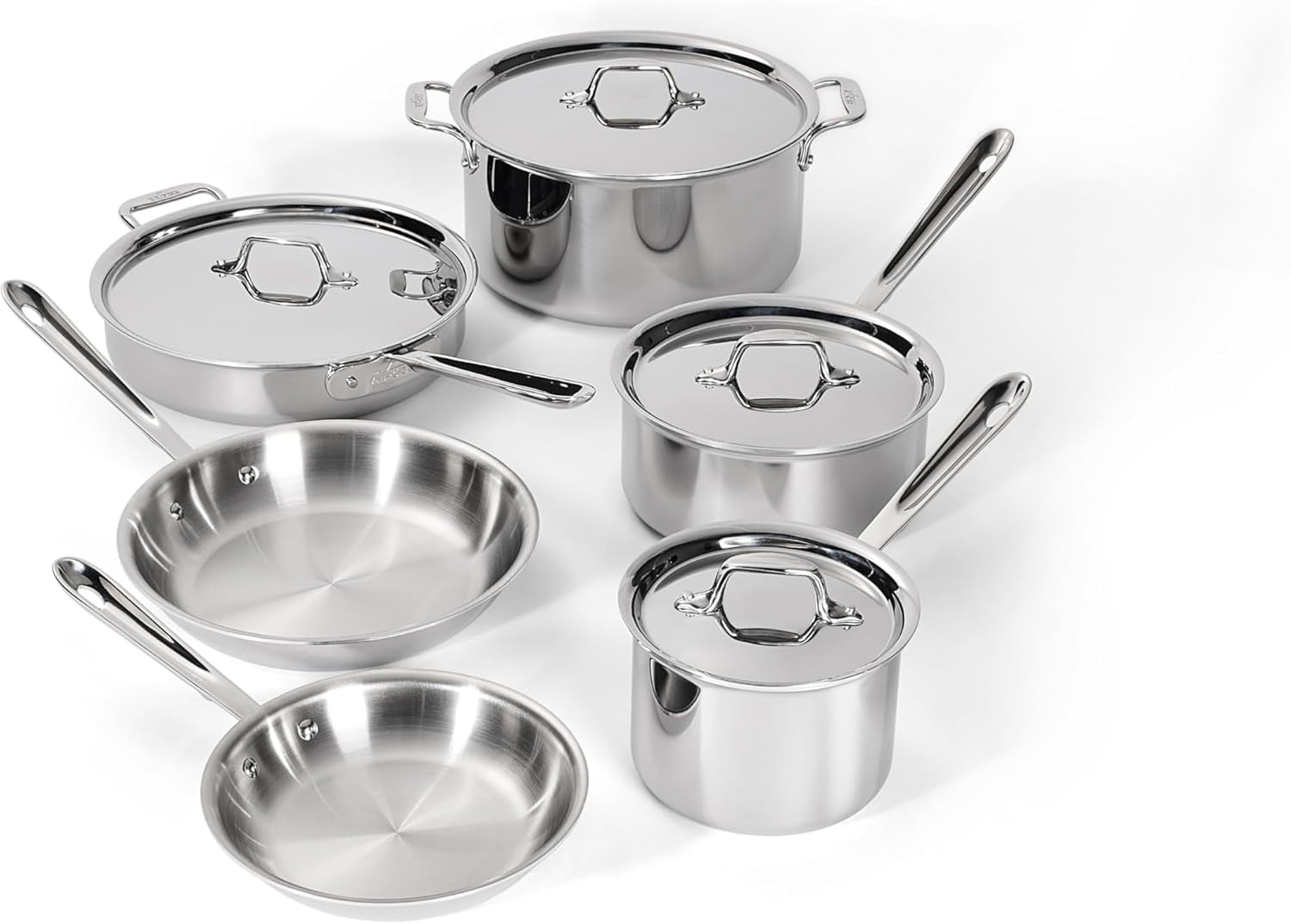All-Clad D3® Stainless Steel 10 Piece Cookware Set