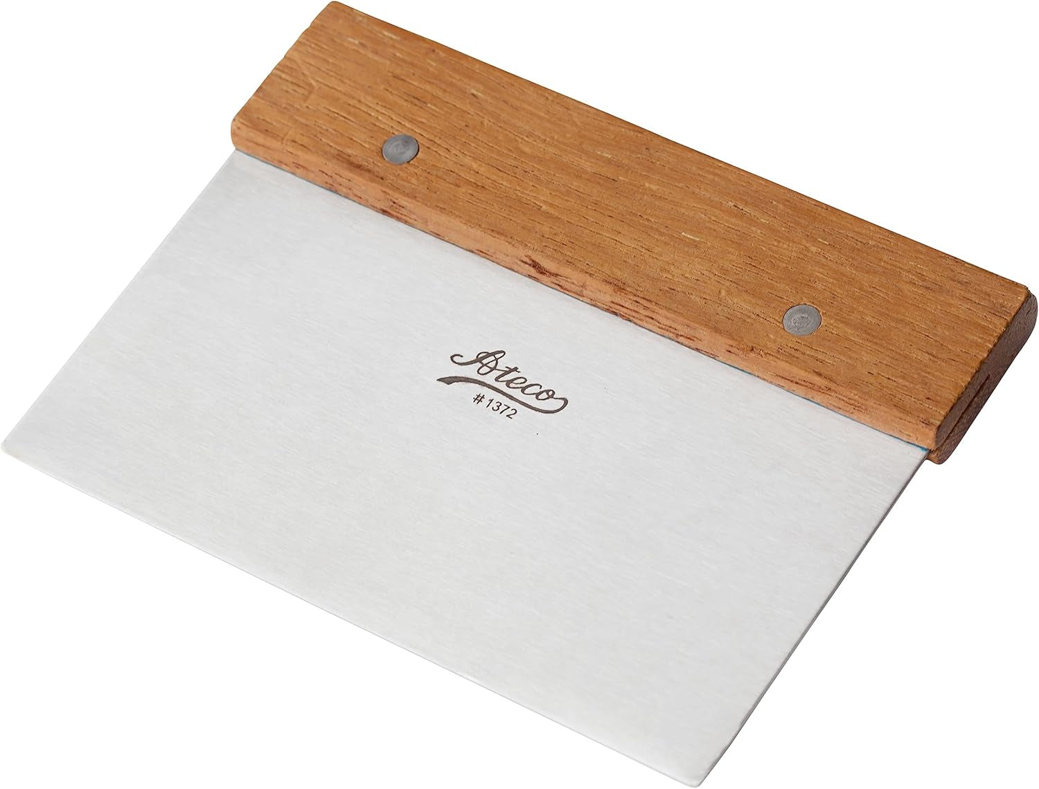 Ateco Stainless Handle Bench Scraper, 5.9-Inches by 3-Inches, Stainles