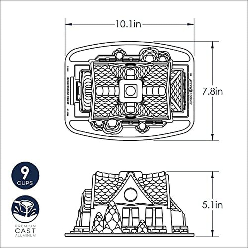 Nordic Ware Castle Bundt Pan
