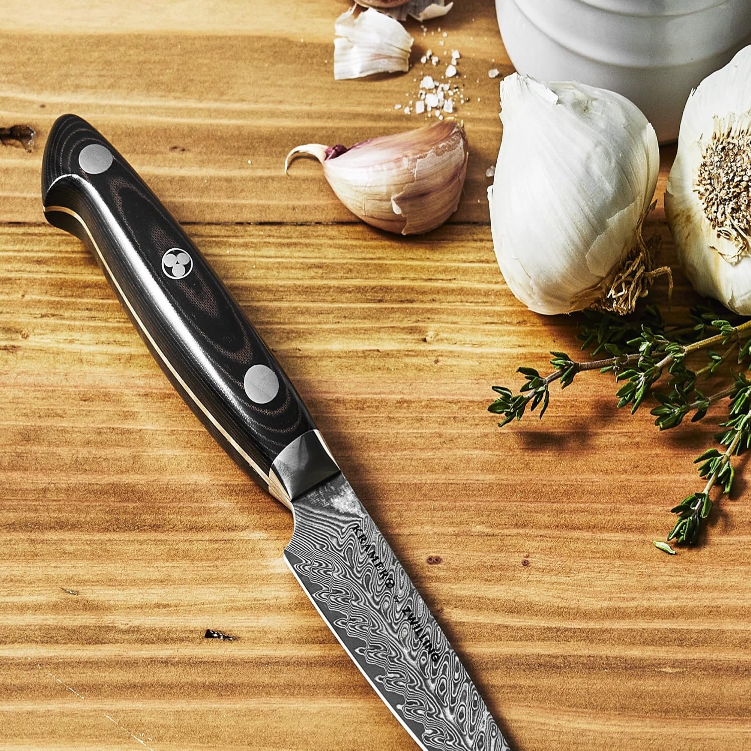 Damascus 4.5 Inch Utility Knife
