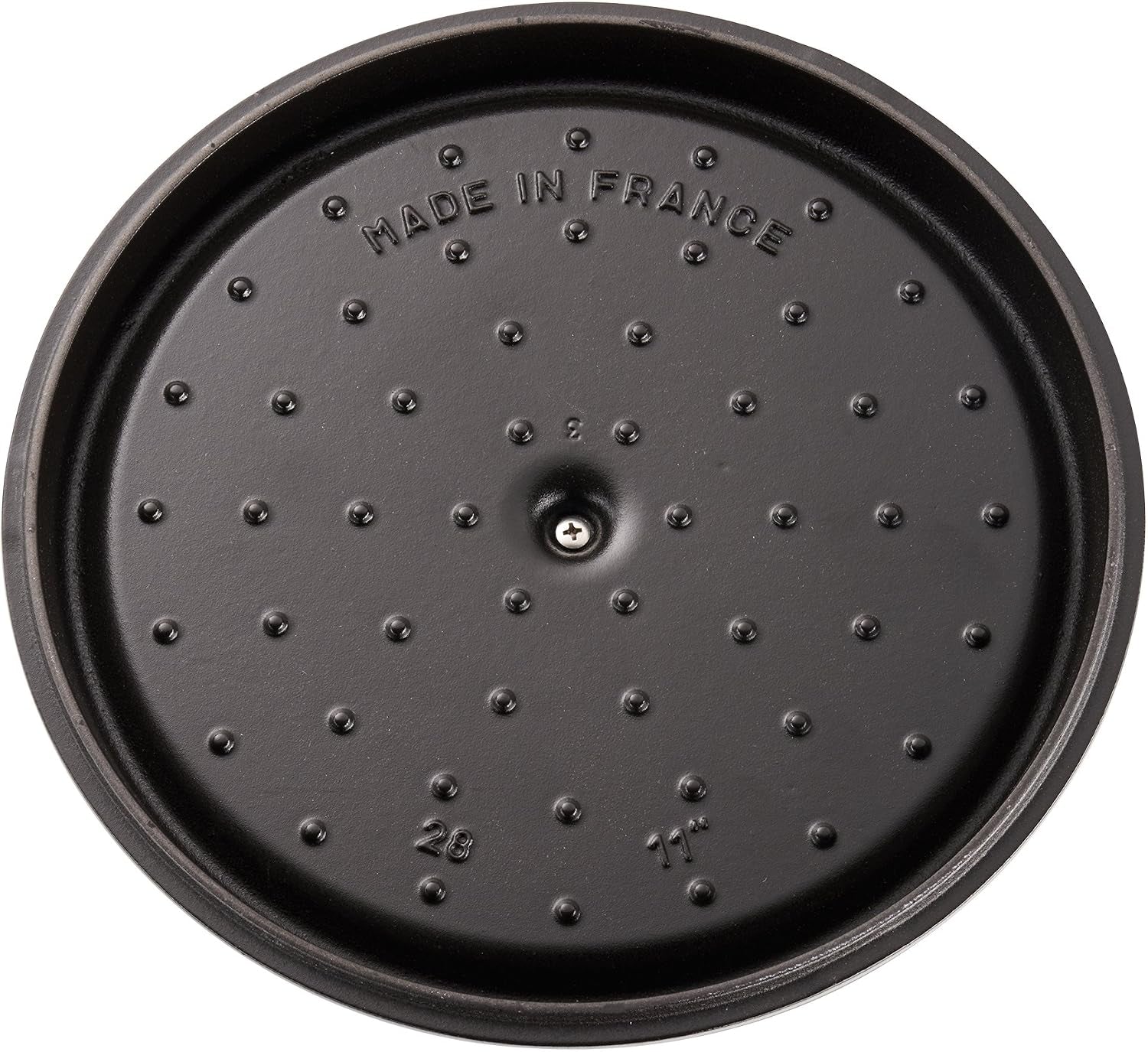 Staub 6-Quart Shallow Wide Round Cocotte - Graphite Grey