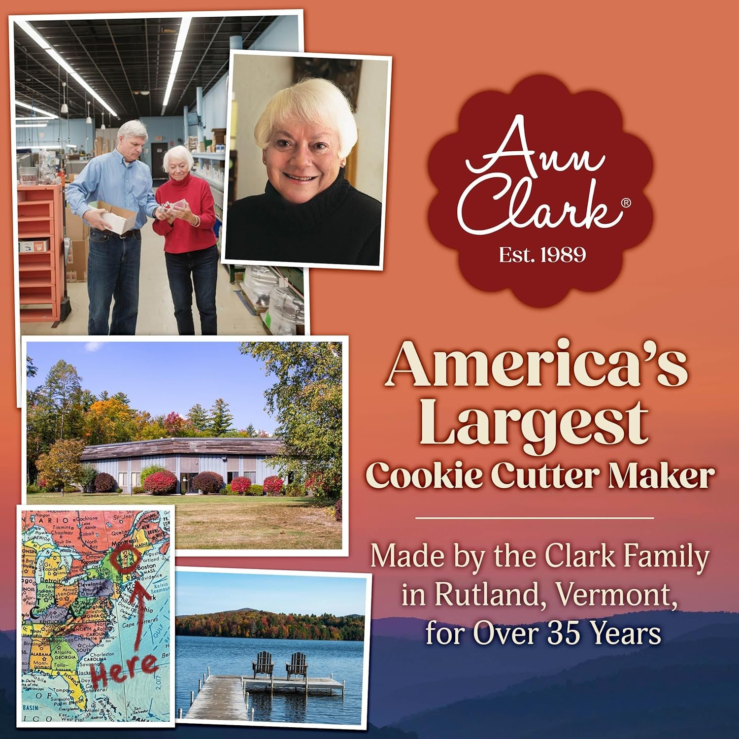 Ann Clark Heart Cookie Cutters 4-Pc Set (2-3/4\", 3-1/4\", 3-3/4\", 4\